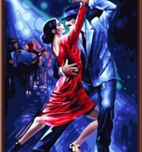 Ce RoHS 40 * 50 pintura al óleo tango