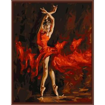 Yiwu manufactory DIY digital dancing women oil painting by number