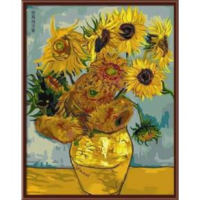 fabrik auf Lager diy digitale van gogh Ölmalerei nach zahlen auf leinwand