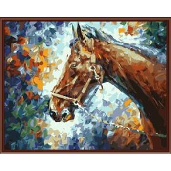 Factory direct in stock DIY digital oil paintings horse head