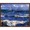 Wholesale DIY digital 40*50 canvas seascape oil painting by number