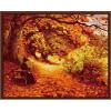 40*50 CE SGS manufactor DIY oil painting autumn landscape