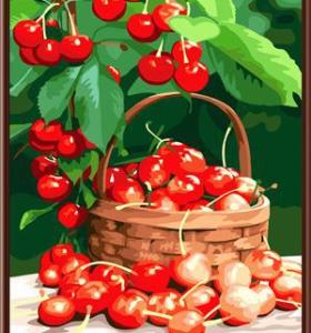 Wholesale SGS CE DIY digital 40*50 canvas still life fruit oil painting by number