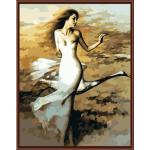 Venta al por mayor SGS CE digital de DIY pintura al óleo moderna por número en la lona