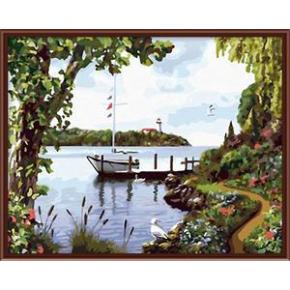 Venta al por mayor paintboy SGS CE 40 * 50 DIY de acrílico con marco pintura por número