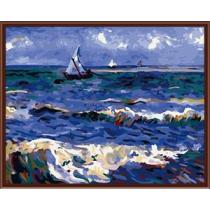 CE wholesale canvas reproduction oil painting by number