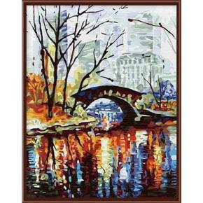 Venta al por mayor del CE de la lona pintado a mano la pintura by número