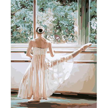 G401 paintboy ballerina painting by numbers for wholesales