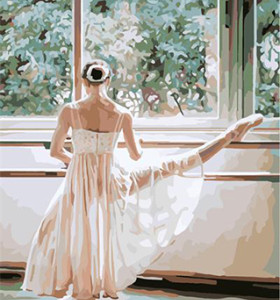 G401 paintboy ballerina painting by numbers for wholesales