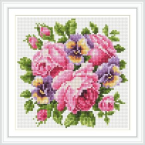 diy diamant malerei rote blume bild yiwu hersteller bz001