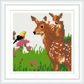 Bz003 oem weihnachts-design hirsch gute qualität 20*20 diamant malerei