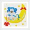 BZ004 lovely animal good quality 20*20 diamond painting by number