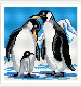 bz021 cool Pinguin tier 5d Brillanten malerei