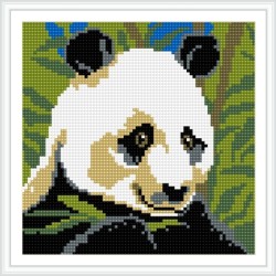 Bz033 voll bohren panda 20*20 gute qualität mosaik diamant gemälde für wohnzimmer
