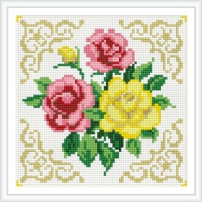 Bz030 flor mosaico bricolaje pintura diamante servicios