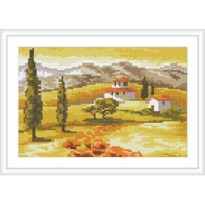 Landschaft harz runde diamant malerei für wohnkultur cz014