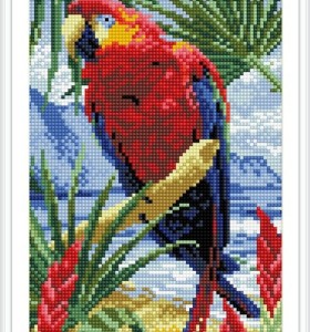 hot bird photo diy diamond painting on canvas with wooden frame CZ027
