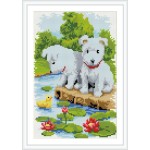 wand kunst kleinen Hund diy diamant malerei auf leinwand mit holzrahmen cz028