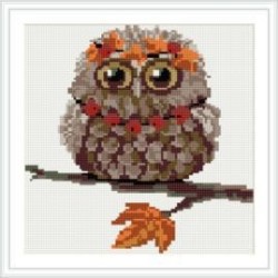 Abstracto mosaico bricolaje pintura diamante de la decoración del hogar nuevos calientes owl foto HZ010