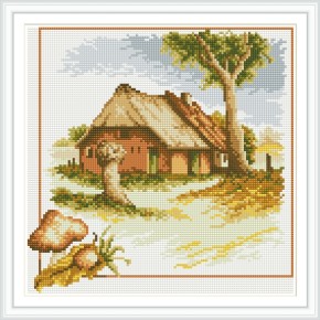 Dz038 schöne Landschaft 2.5mm voll bohren gerahmte leinwand diy diamant gemälde für haus dekor