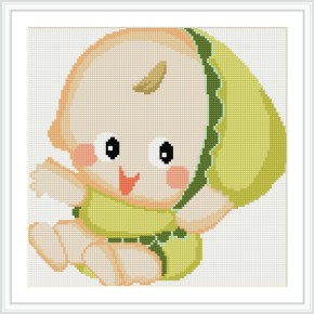 Dz040 2.5 mm taladro completo enmarcado lona lovely baby kits de pintura diamond diy