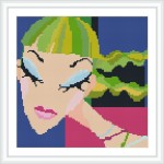 Dz048 mujeres hermosas completo taladro enmarcado óleo de la lona diamante bricolaje pinturas modernas