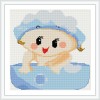 DZ043 2.5mm full drill framed canvas cute baby diy diamond paintings by artist