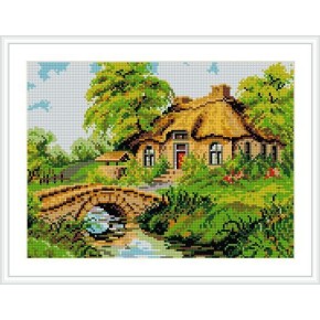 Naturel Landschaft diy kunst 2.5mm runde diamant malerei für den großhandel rz032