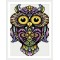 diy art 2.5mm round diamond painting for wholesale owl picture RZ037