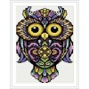 diy art 2.5mm round diamond painting for wholesale owl picture RZ037