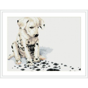 diy kristall diamant malerei kit tier hund Bild yiwu hersteller rz011