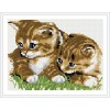 diy art 2.5mm round diamond painting for wholesale animal cat photo RZ031