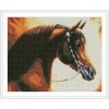 2.5mm round round diamond painting with horse picture GZ009