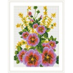 Diy kunst 2.5mm runden Diamanten malerei für großhandel hot blume bild rz035
