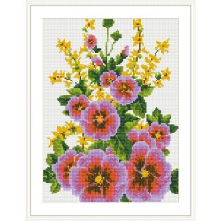 Diy kunst 2.5mm runden Diamanten malerei für großhandel hot blume bild rz035