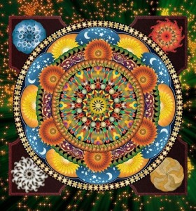 wand art decor Mandala voller muster diamant malerei mit holzrahmen fz001