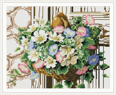 diy diamond painting with flower picture for room decoration 2015 new hot photo GZ031