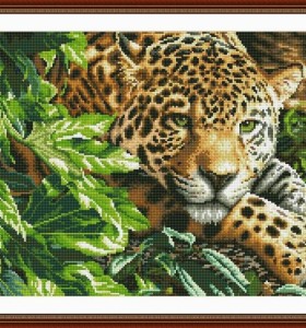 Animales panorama pintura diamante bricolaje by números 2.5 mm diamante redondo GZ006