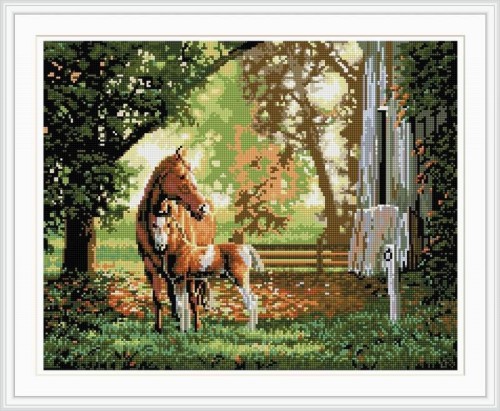 horser picture diamond painting 2015 new hot photo GZ024