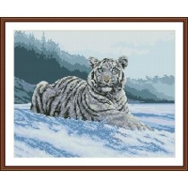 DIY diamond home canvas painting animal tiger photo GZ084