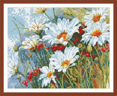 High quality Diy diamond painting with flower picture for living room decor GZ111