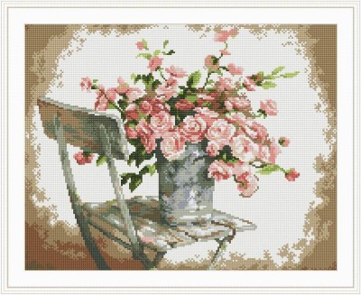 diy diamond painting with flower picture for room decoration 2015 new hot photo GZ032