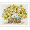 diy diamond painting by number with flower picture 2015 new hot photo yiwu factory GZ046