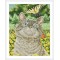DIY diamond home canvas painting factory hot animal cat photo GZ094