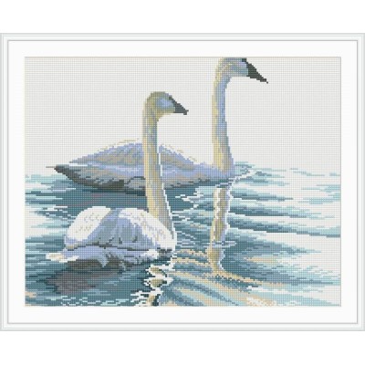 diamond painting animal swan photo yiwu factory GZ070