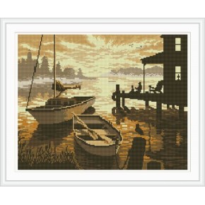 seascape mosaik diamant malerei wohnkultur gz077