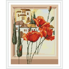hauptdekoration gute qualität blume russischer bauart diy diamant malerei mit holzsockel
