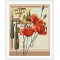 Home decoration good quality flower russian design DIY diamond painting with wood base