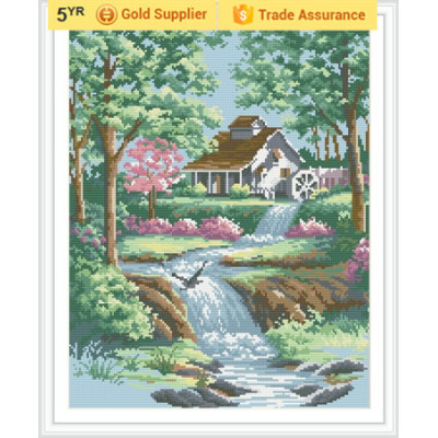 YIWU OEM GZ181 paintboy landscape 2.5mm 5D diamond painting by number
