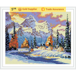 Gz174 Landschaft heißer verkauf 40*50 3d diamond malerei für raumdekor